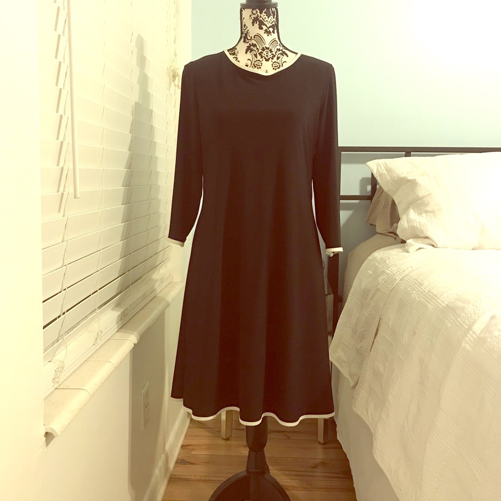 Anna Lee + Hope Fit and flare little black dress